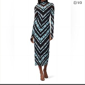 AFRM Long Sleve Mesh Dress